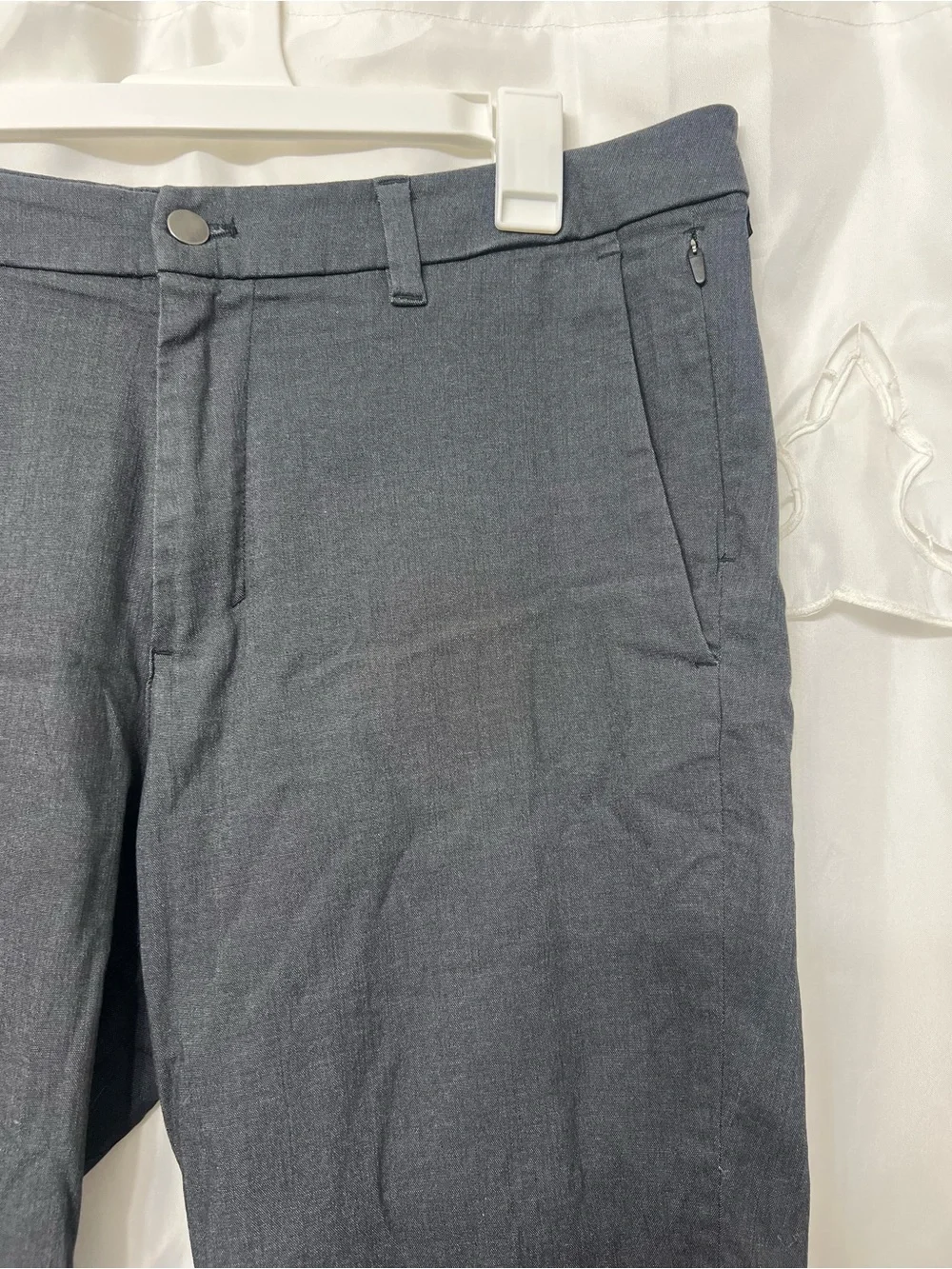 Lululemon Commission Pant Slim Oxford Obsidian Gray 36x30 ABC Golf Pants